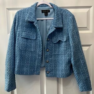 Rachel Zoe light blue jacket L